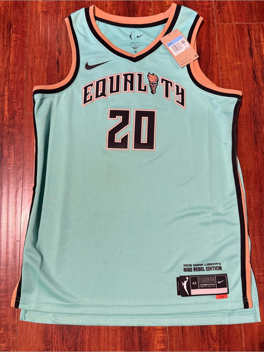 Sabrina Ionescu Team Liberty Nike Dri-FIT WNBA Jersey Women’s Sz Med NWT Read!